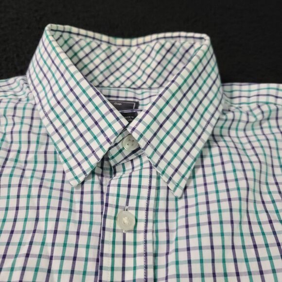 Gap Womens Button Up Shirt Multicolor SIze Small Cotton Non Iron Long Sleeve - Picture 9 of 12